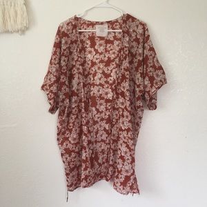 Acacia Kaupo Kimono in Magnolia Rust (P)